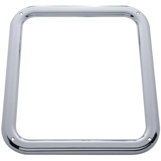 Chrome View Window Trim, Passenger Side For Kenworth W900 Daylight Door