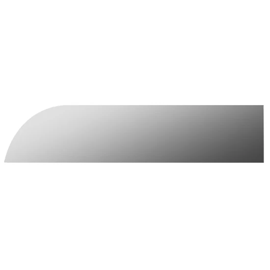 8 Inch Stainless Steel Chop Top Door Window Panels For Kenworth T680