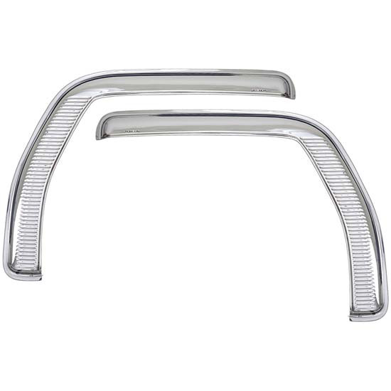 Belmor Chrome Ventvisors For Kenworth T680 & T880