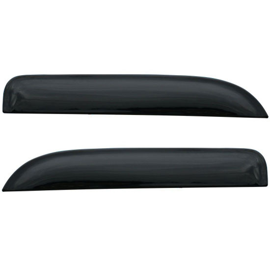 Smoked Chop Top Side Window Deflectors For Kenworth T680 & T880