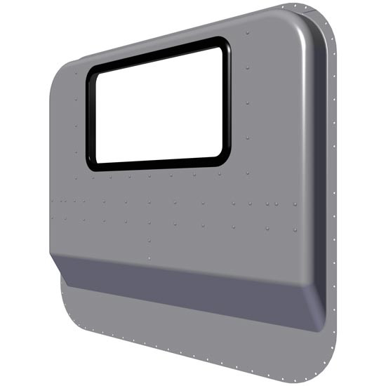 Kenworth W900L Day Cab Conversion W/ Full Interior, Rear Window, 6 Inch Extension