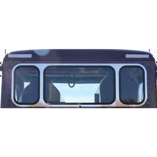 Stainless Steel Rear Window Trim For Kenworth T680 & T880 Day Cabs