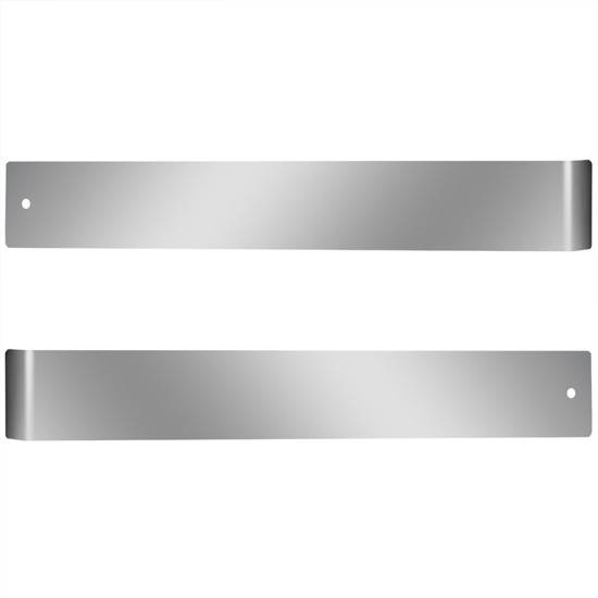 2.375 Inch Stainless Steel Blank Straight Sleeper Extension Panels For Kenworth T660 2008-2017