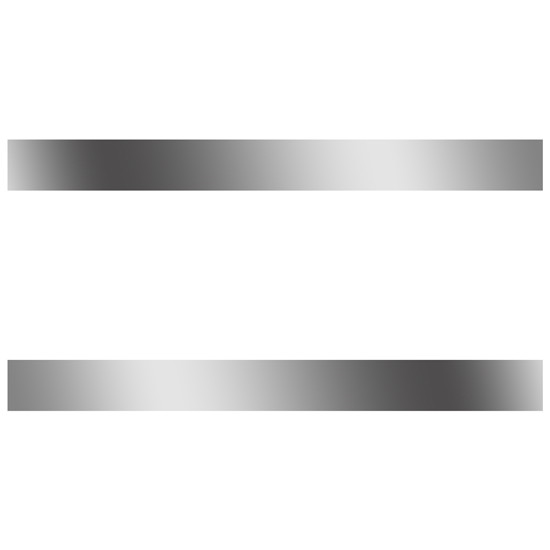 1.5 X 38 Inch Stainless Steel Blank Sleeper Panels W/O Extension For Kenworth T660 2008-2017