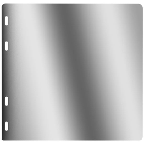 Stainless Steel Filler Panel For Kenworth T660, T800, W900 Aerocab W/ Under-Mount Exhaust