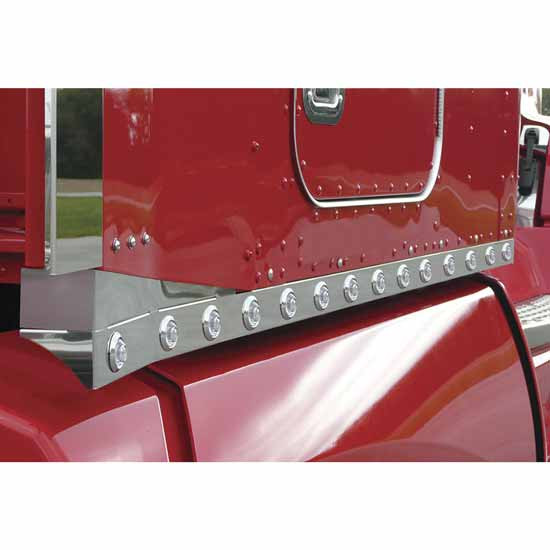 1.5 X 86 Inch Sleeper Panels W/ Extensions W/ 28 Bullseye Amber LED Lights