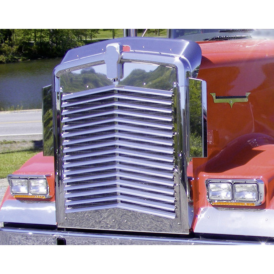 Stainless Steel Custom Grille Insert For Kenworth W900L & AeroCab