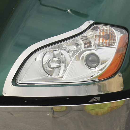 Stainless Steel Headlight Trim For Kenworth T680 2013+