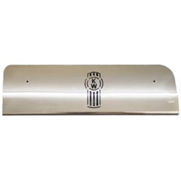Kenworth W900L Flush Mount Fender Shield With KW Logo - Stainless Steel