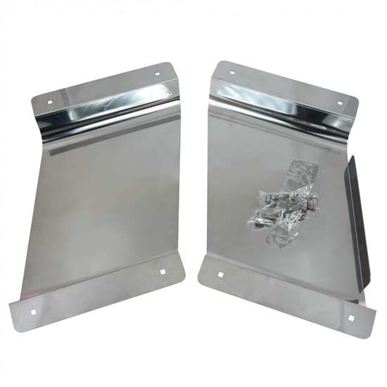 Turnpike Truck Trim Stainless Steel Side Hood Scoops For Kenworth W900L