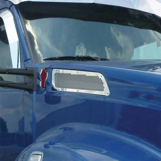 430 Stainless Steel Air Intake Grilles For Kenworth T880