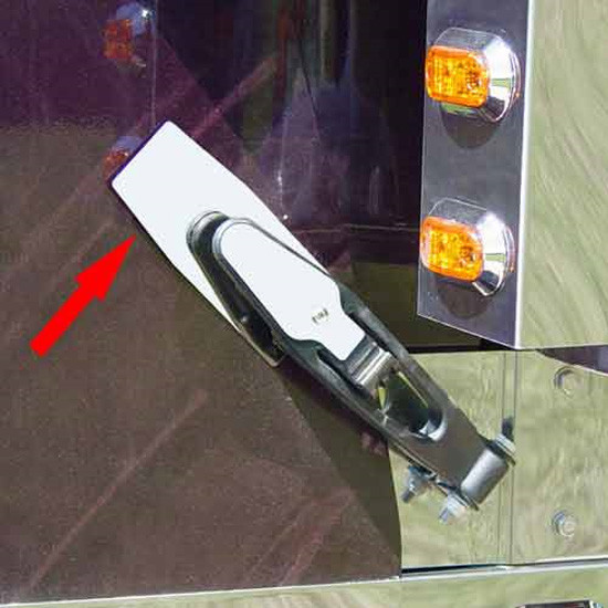 Turnpike Truck Trim SS Hood Strap Accent Trim For Kenworth W900L