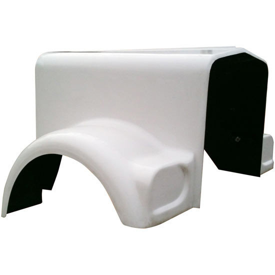 Kenworth W900A Short Hood Fiberglass By Jones Performance Replaces K146-6234