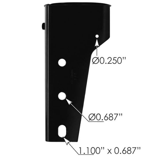 Power Steering Reservoir Base & Bracket For 575.1027 For Peterbilt 300 Series
