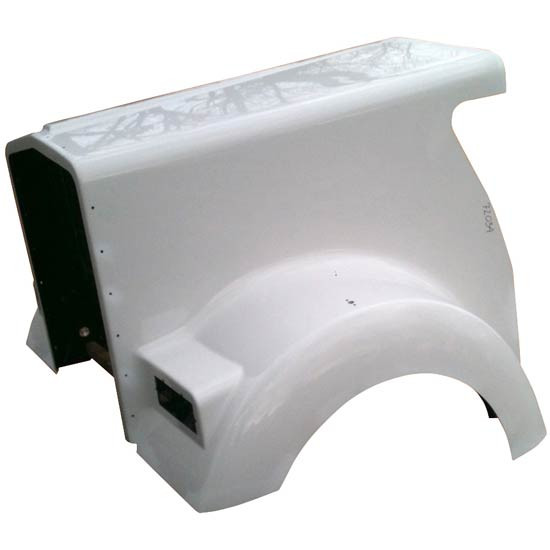 Jones Performance Fiberglass Hood W/ 70.75 Inch Centerline & Fenders For Kenworth W900L Non AeroCab Replaces K146-1135, K146-1138, L29-1007