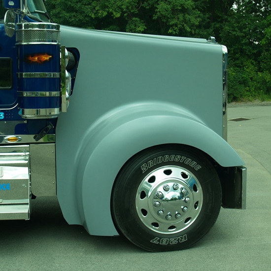 Jones Performance Fiberglass Hood W/ 66 Inch Centerline & Fenders