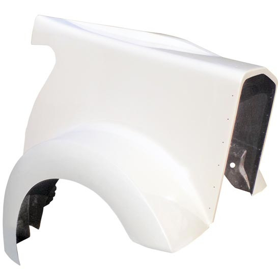 Jones Performance Custom Truk-Rods Fiberglass Hood W/ 66 Inch Centerline & Fenders For Kenworth W900L Aero Replaces L29-1003-010002, L29-1017-010002, L29-1018