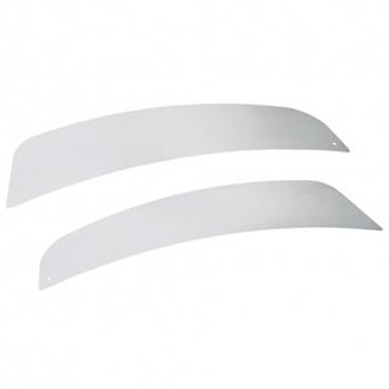 Kenworth T600 Above Headlight Fender Guards - Stainless Steel