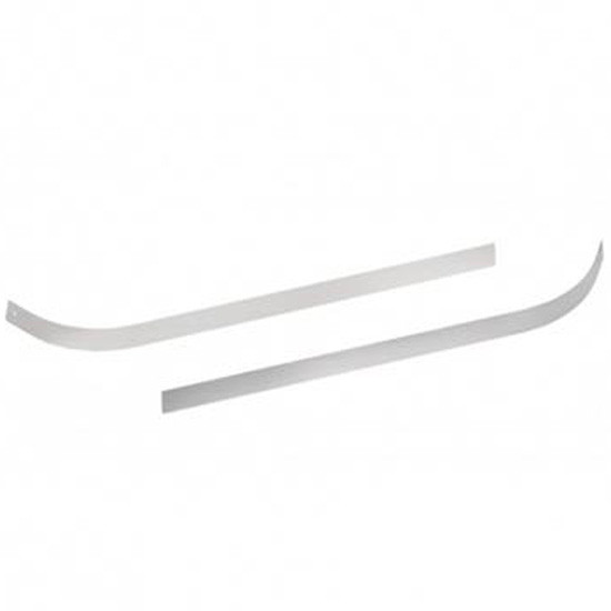 Kenworth T600 Lower Headlight Fender Guards - Stainless Steel