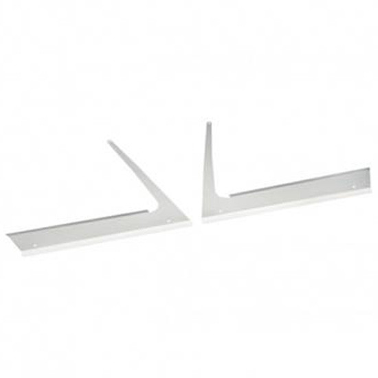 Kenworth T800 Fender Guards - Stainless Steel