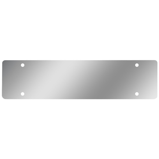 Stainless Steel Blank Radio Face Plate For Kenworth T800, W900B, W900L