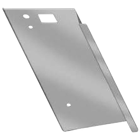 Stainless Steel Lower Left Dash Panel For Kenworth T800, T800 Curved Glass, W900 2002-Current