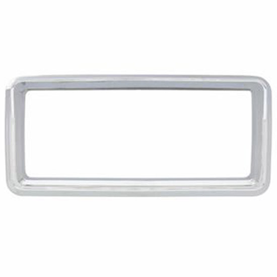 Chrome Plastic Center Dash Instrument Bezel For Kenworth