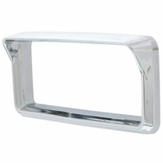 Chrome Plastic Center Dash Instrument Bezel For Kenworth