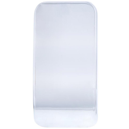 Chrome Plastic Blank Switch Cover - Pack Of 2 For Kenworth T680, T880, W990