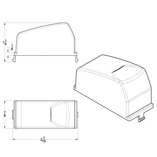Chrome Rocker Switch Plug For Kenworth 2006 & Newer