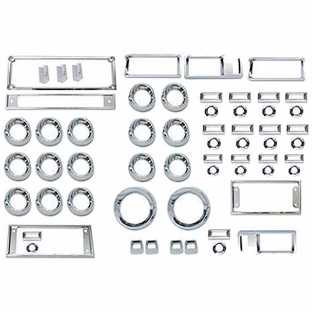 Chrome Dashboard Kit For Kenworth Models Chrome Dashboard Kit For Kenworth Models