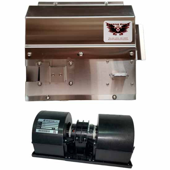 Kenworth T600, T660, T800, W900 Stainless Replacement A/C-Heater Box and Blower Upgrade Package