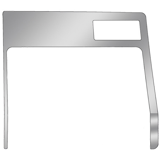 TPHD Stainless Steel Glove Box Surround Trim For Kenworth T600, T800 & W900