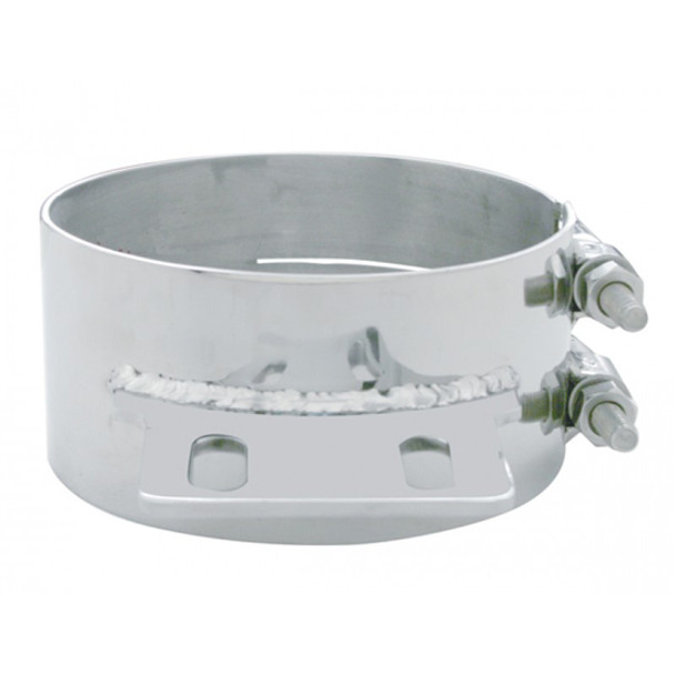 Peterbilt 377, 378, 379, 386, 388, 389 6 Inch Straight Exhaust Mounting Bracket 50BJ-PB600SCP By Lincoln Chrome