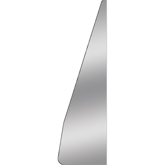 RoadWorks Stainless Steel Dash End Trim Passenger Side For Kenworth -