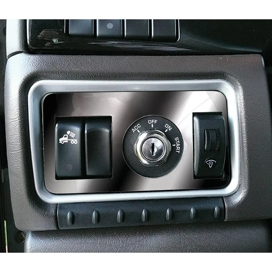 Turnpike Truck Trim Stainless Steel Ignition & Switch Trim Panel For Kenworth