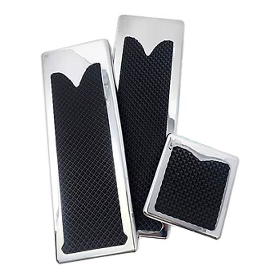 Chrome-Plated Billet Aluminum Square Pedal Set For Kenworth 2005