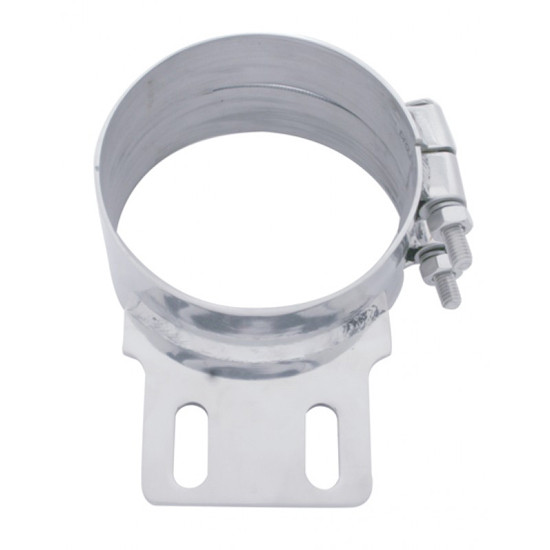 Peterbilt 377, 378, 379, 386, 388, 389 7 Inch Chrome SS Straight Exhaust Mounting Clamp 50BJ-PB700SCP