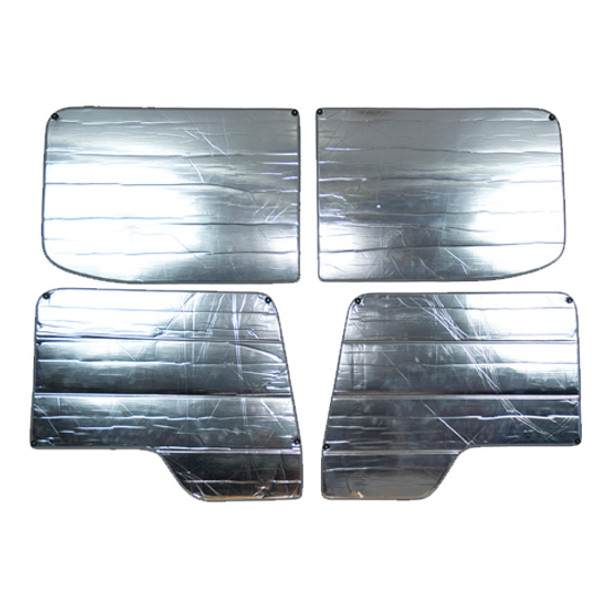 4 Piece Window Shade Cover Set For Kenworth W/ Daylight Doors