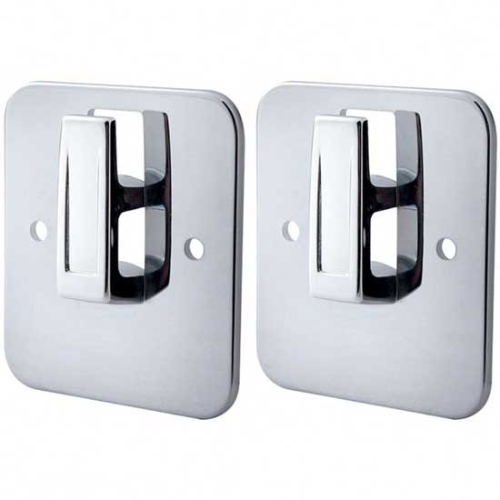 Chrome Clothes Hanger For Kenworth K100C, K100, K00E, T2000, T600, T600B, T800, W900 - Pair