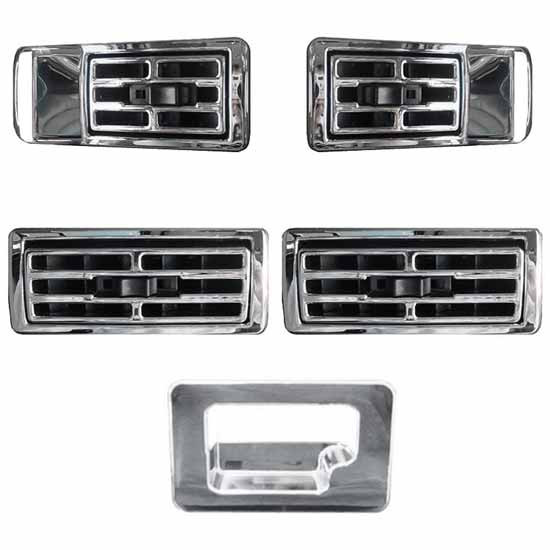 Dash Kit Side B Breakdown Heater Vent Covers, Inserts For Kenworth 2002-2005