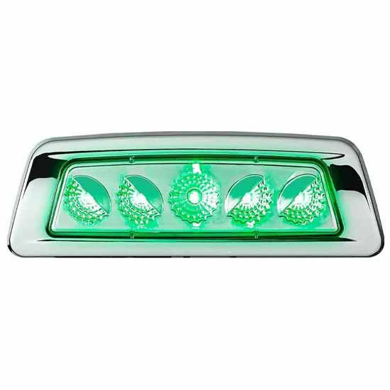 Amber To Green LED Dual Revolution Fender Marker Light For Kenworth T680, T700, T880 Passenger Side