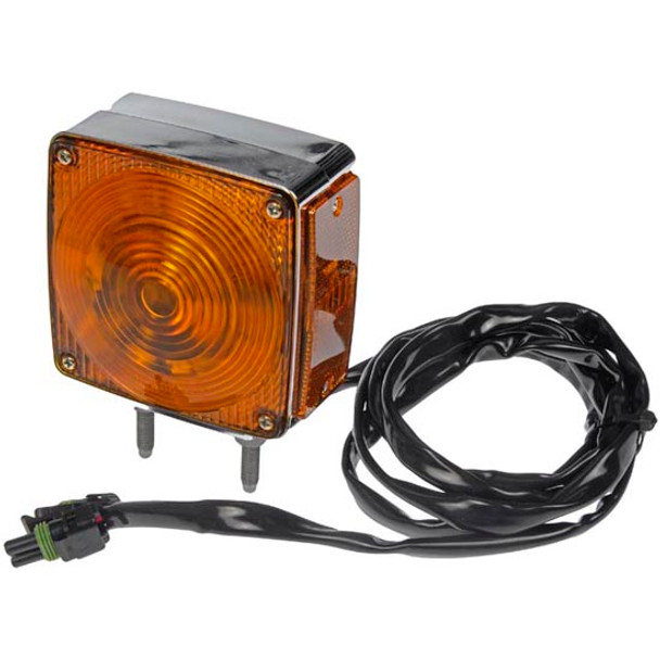 Double Face Amber Square Turn Signal Replaces K256-554 For Kenworth