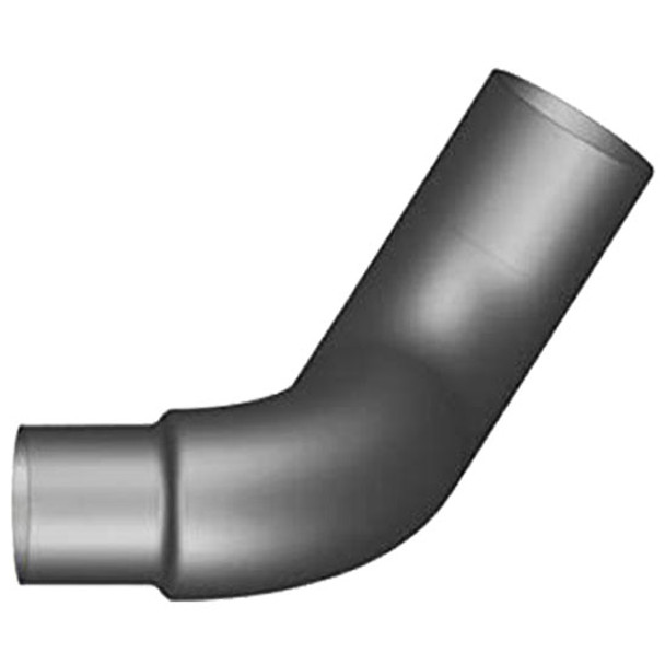 BESTfit 6 Inch OD Chrome Exhaust Elbow Tapered To Inch OD, Passenger Side For Peterbilt 377 & 378