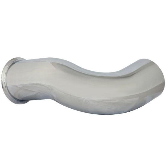 5 Inch OD Multi-Bend Turbo Exhaust Down Pipe - Short For Peterbilt 389, 388, 386 With Detroit / CAT Engine