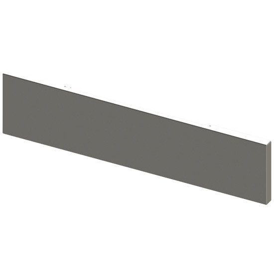 Lincoln Chrome 22 Inch Chrome Texas Blind Mount Boxed End Bumper 10 Gauge, Blank For Freightliner Classic 132Xl, 120 1990 Thru 2003