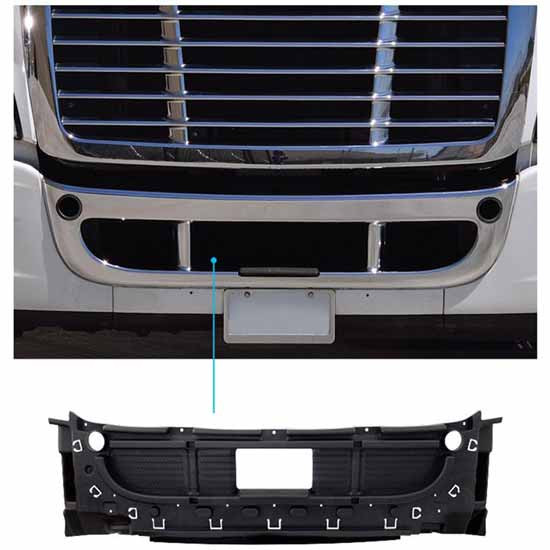 Center Bumper Inner Reinforcement For Freightliner Cascadia 113, 125 Without OEM Radar