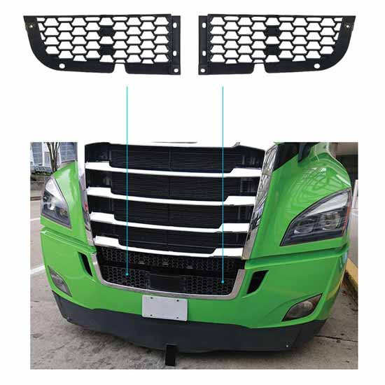 Plastic Bumper Mesh 2 Pc For Freightliner Cascadia 116/126-Replaces 21-28985-001