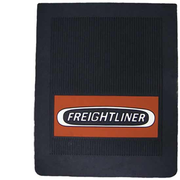 24 X 30 Inch Black Rubber Freightliner Logo Mud Flap, Replaces PDT1513