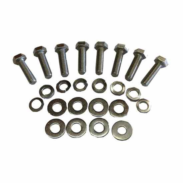 Stainless Steel Bolt Kit For Lower Exhaust Cab Brackets For Peterbilt 357, 359, 375, 377, 378, 379, 385, 386, 388, 389